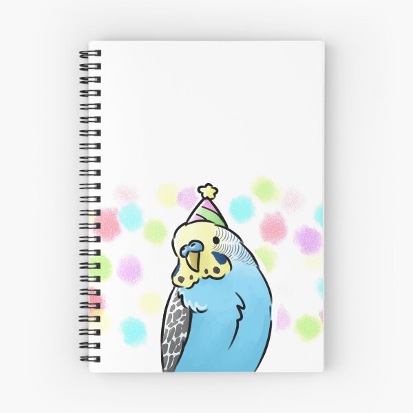 Item preview, Party Budgie designed and sold by AdoraBirdArt.
