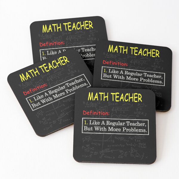 Item preview, Math Teacher Like A Regular Teacher But With More Problems Funny Math Teacher Definition designed and sold by sichaz.
