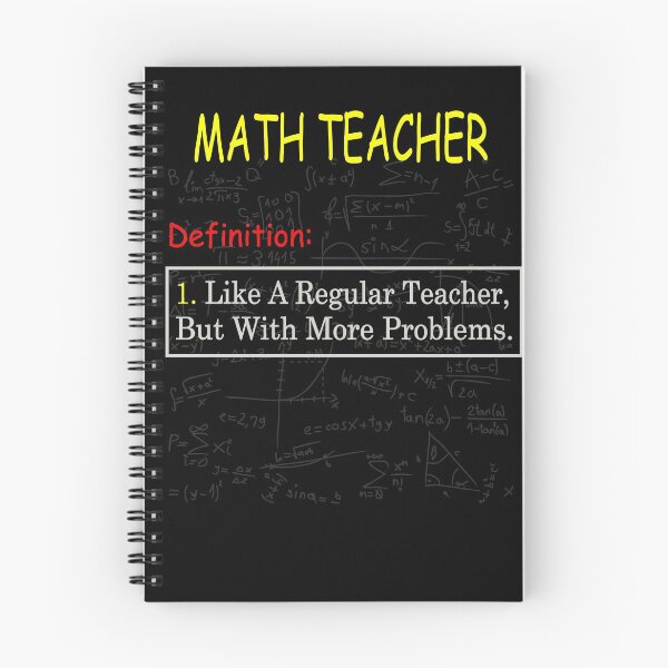 Item preview, Math Teacher Like A Regular Teacher But With More Problems Funny Math Teacher Definition designed and sold by sichaz.