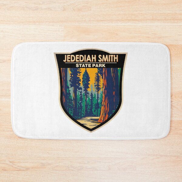 Item preview, Jedediah Smith Redwoods State Park California Badge designed and sold by KrisSidDesigns.