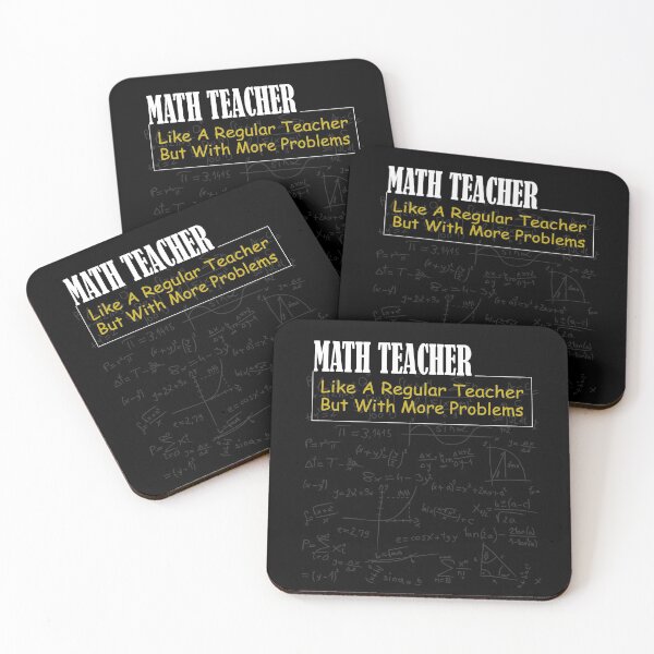 Item preview, Math Teacher Like A Regular Teacher But With More Problems Funny Math Teacher Definition designed and sold by sichaz.