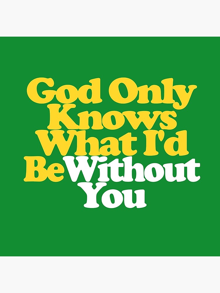 God Only Knows Beach Boys Lyrics Pet Sounds Shirt Tote Bag By Thefeels Redbubble