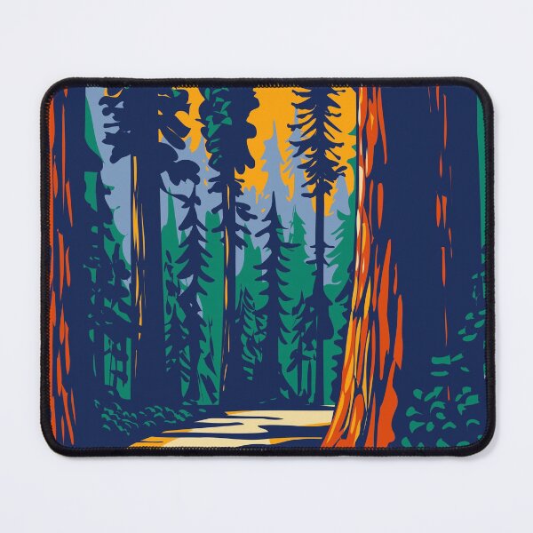 Item preview, Jedediah Smith Redwoods State Park California Vintage designed and sold by KrisSidDesigns.