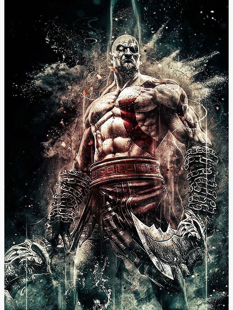 Kratos - Rage of Sparta  God of War Ragnarok Art Board Print for