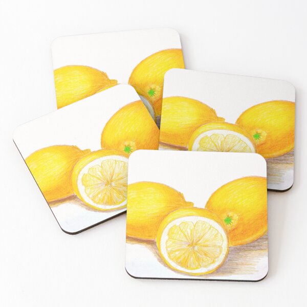 Item preview, Lemons in colored pencils, when life gives you lemons, make a lemonade designed and sold by Ala Lopatniov.