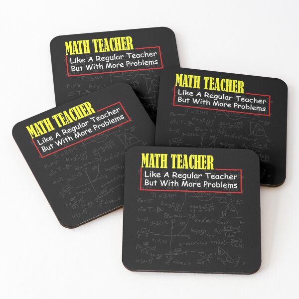 Item preview, Math Teacher Like A Regular Teacher But With More Problems Funny Math Teacher Definition designed and sold by sichaz.