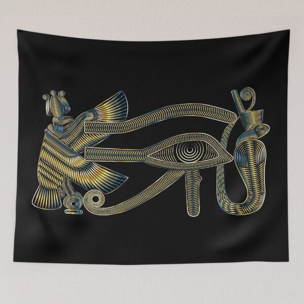 Item preview,  Coloured Chrome Eye of Ra with bird and snake designed and sold by hockeng.