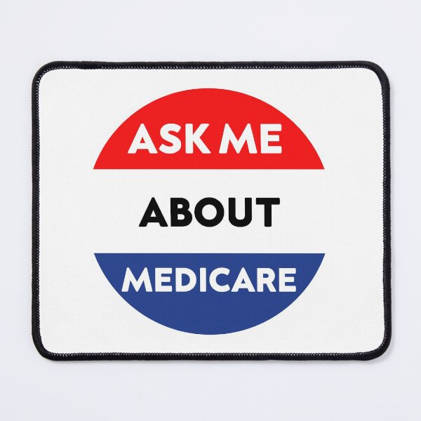 Item preview, Ask Me About Medicare Vintage Retro Funny designed and sold by zedesigner-.
