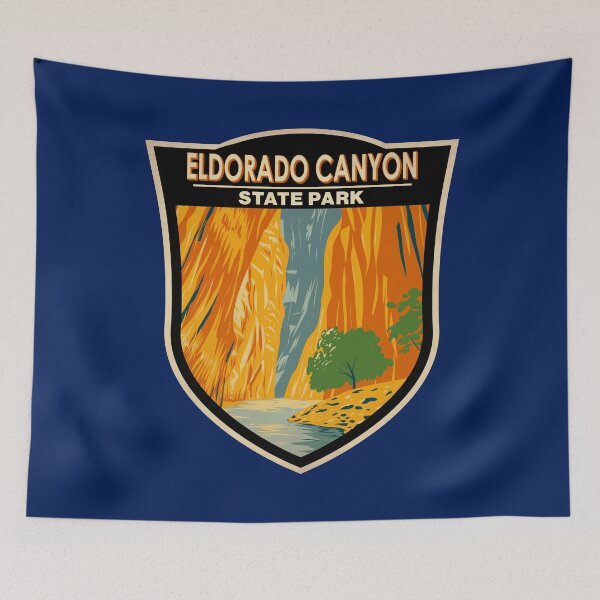 Item preview, Eldorado Canyon State Park Colorado Badge designed and sold by KrisSidDesigns.