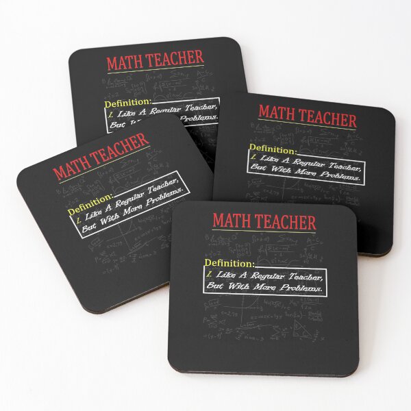 Item preview, Math Teacher Like A Regular Teacher But With More Problems Funny Math Teacher Definition designed and sold by sichaz.