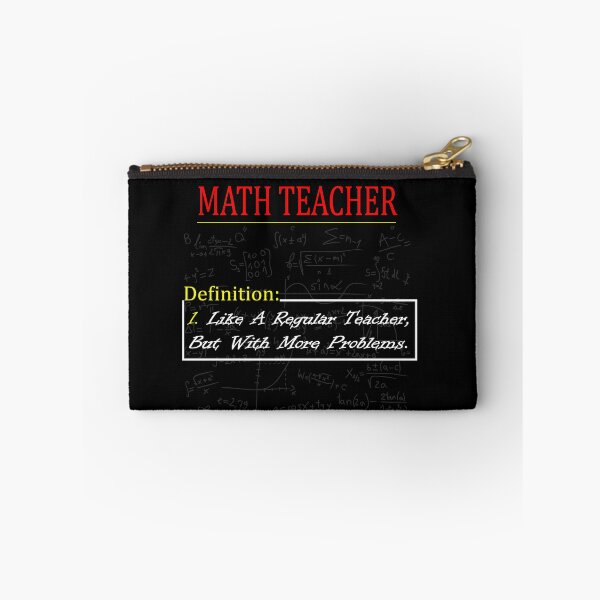Item preview, Math Teacher Like A Regular Teacher But With More Problems Funny Math Teacher Definition designed and sold by sichaz.
