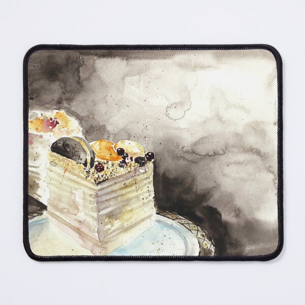 Item preview, Watercolor food sketch cake designed and sold by Eledesigns.