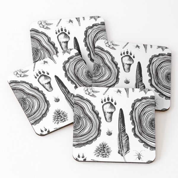 Item preview, Etched Woodland Life designed and sold by theclevercorvid.