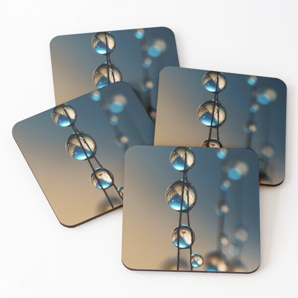 Item preview, Denim Blue Grass Seed Drops designed and sold by SharonJ.