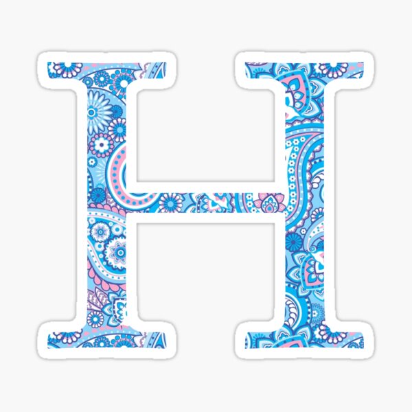 Letter h Stickers - Free education Stickers