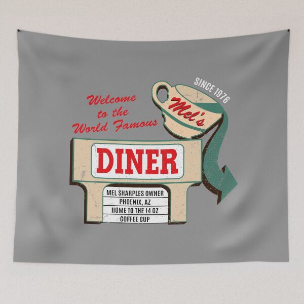 Item preview, Mel's Diner Worn designed and sold by Alema Art.