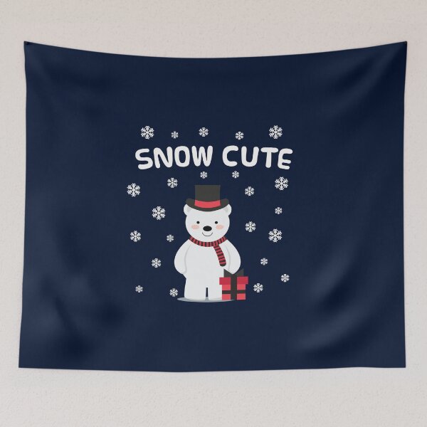 Item preview, Snow Cute White Bear designed and sold by TheGiftHub.