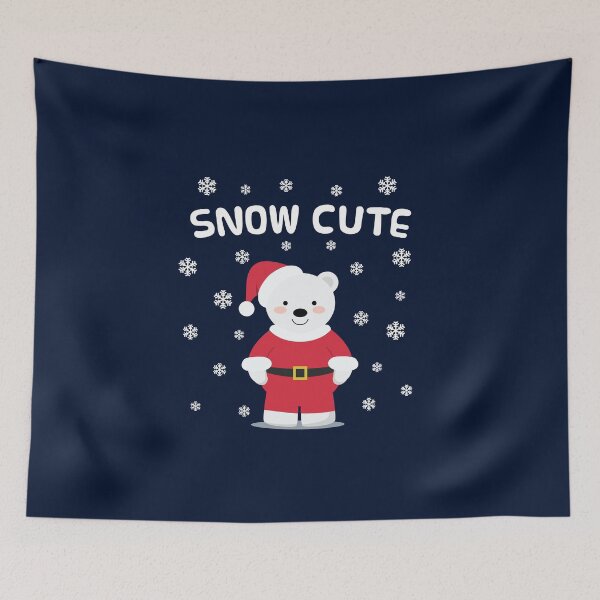 Item preview, Snow Cute Santa Polar Bear designed and sold by TheGiftHub.