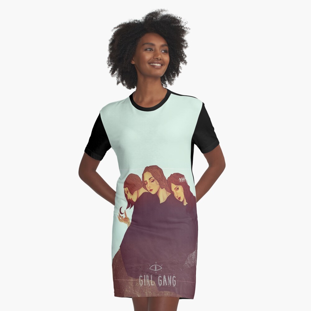 Item preview, Graphic T-Shirt Dress designed and sold by misskatz.