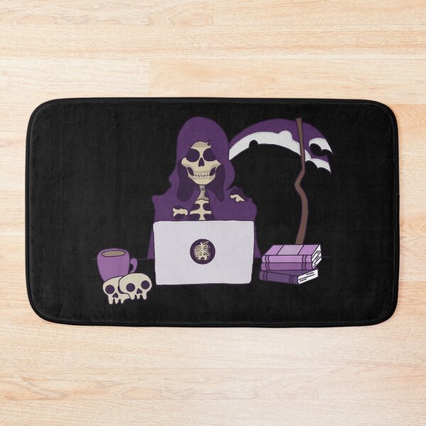 Item preview, Grim reaper programmer skeleton designed and sold by Code  Monkeys.