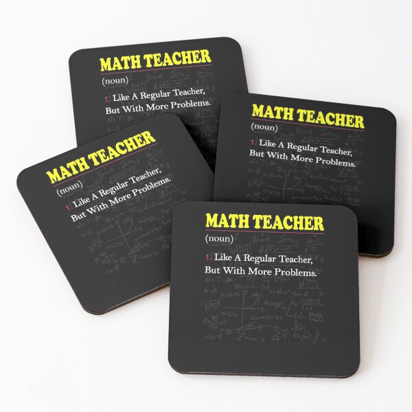Item preview, Math Teacher Like A Regular Teacher But With More Problems Funny Math Teacher Definition designed and sold by sichaz.