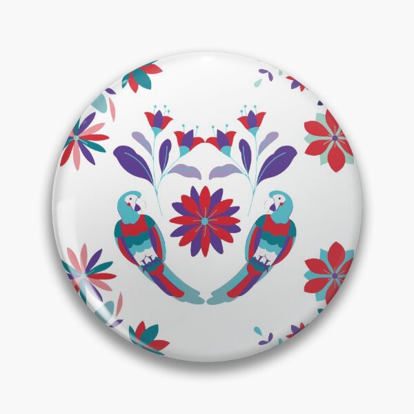 Item preview, Beautiful floral flower design with parrot designed and sold by TheSharpService.