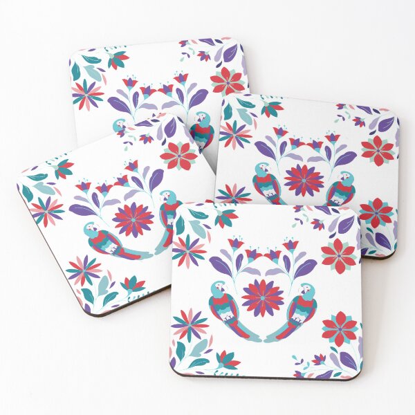 Item preview, Beautiful floral flower design with parrot designed and sold by TheSharpService.