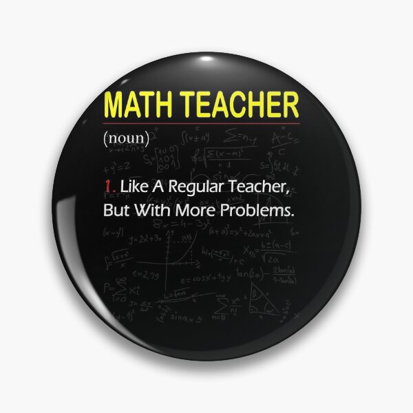 Item preview, Math Teacher Like A Regular Teacher But With More Problems Funny Math Teacher Definition designed and sold by sichaz.