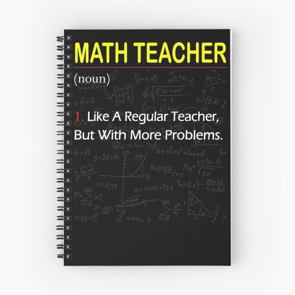 Item preview, Math Teacher Like A Regular Teacher But With More Problems Funny Math Teacher Definition designed and sold by sichaz.