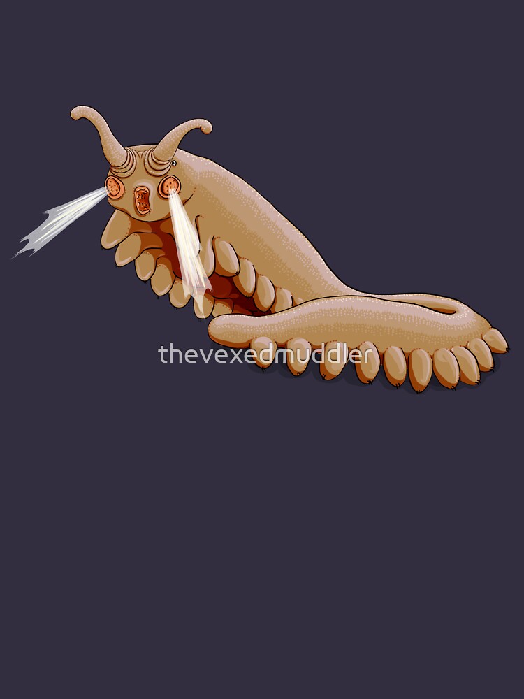 Brown Onychophora velvet worm by thevexedmuddler