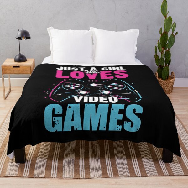 Item preview, Just a Girl Who Loves Video Games Pink  designed and sold by Eamali.