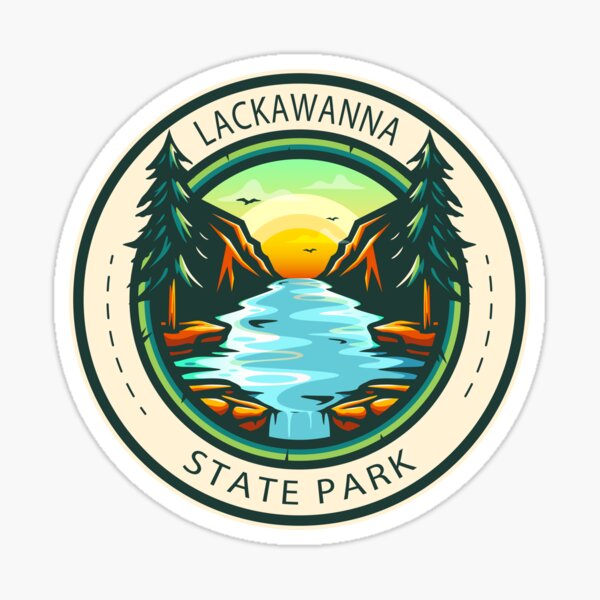 Item preview, Lackawanna State Park Pennsylvania Badge designed and sold by KrisSidDesigns.