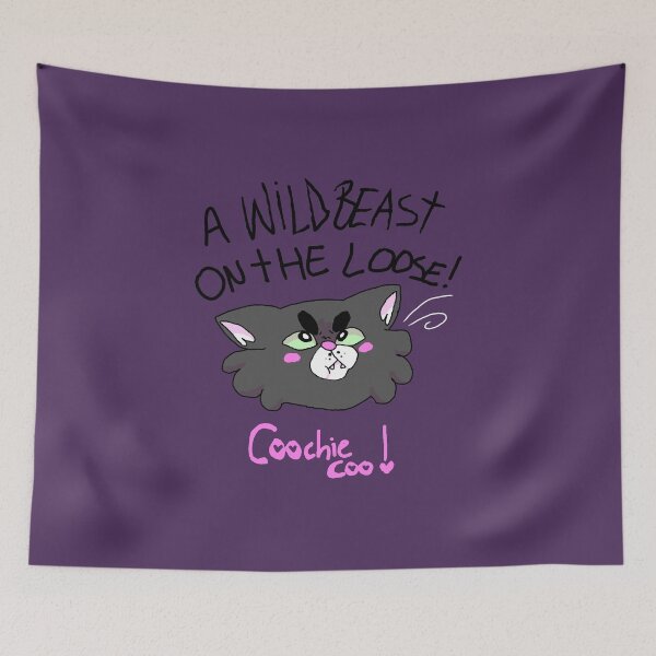 Item preview, A wild beast on the loose! Coochie coo! designed and sold by BellaExclames.