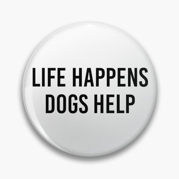 Item preview, Therapy Dog Gift Therapy Dog Sticker Life Happens Dogs Help designed and sold by kmcollectible.