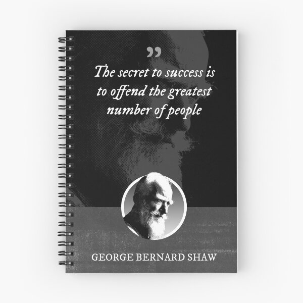 Item preview, George Bernard Shaw - The secret to success is to offend the greatest number of people designed and sold by Syahrasi.