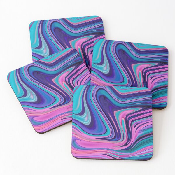 Item preview, Holographic Marble Design Blue, Pink and Purple designed and sold by PrettyPage.