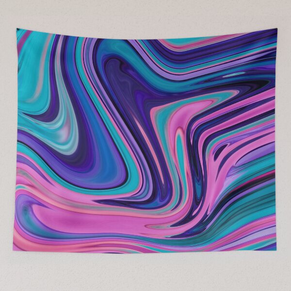 Item preview, Holographic Marble Design Blue, Pink and Purple designed and sold by PrettyPage.