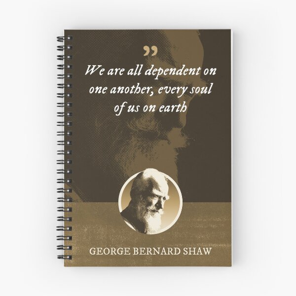 Item preview, George Bernard Shaw - We are all dependent on one another, every soul of us on earth designed and sold by Syahrasi.