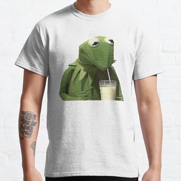 Kermit Drinks Milk Classic T-Shirt