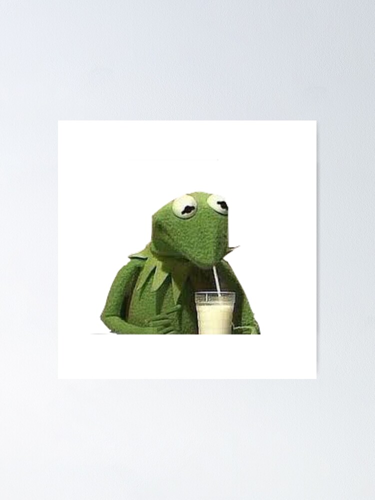 I will drink to that! Make it a Double - Kermit Drinking Tea