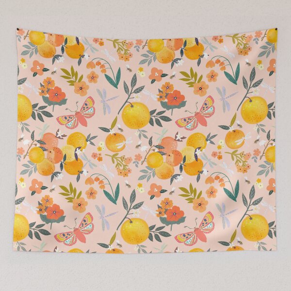 Item preview, Orange grove pattern designed and sold by taika tori.