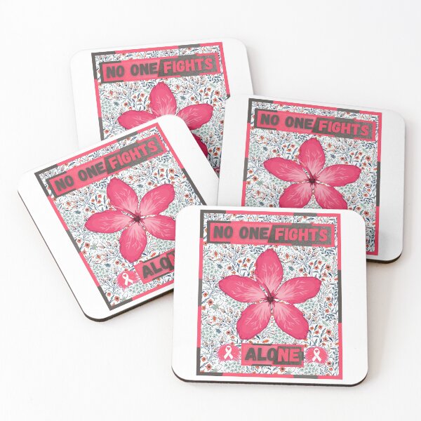 Item preview, No one fights alone - Colorful compositions, fight against cancer designed and sold by AdvanceDesign.