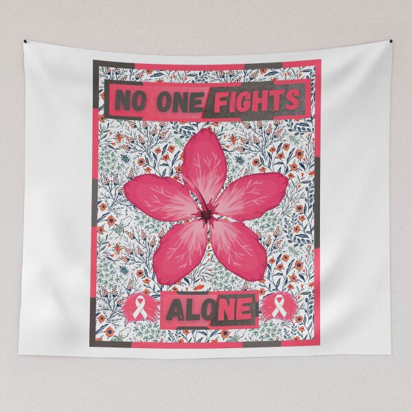 Item preview, No one fights alone - Colorful compositions, fight against cancer designed and sold by AdvanceDesign.