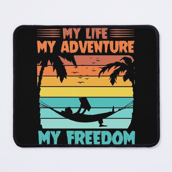 Item preview, My Life My Adventure My Freedom Vacation Retirement Shirt designed and sold by Meek-Anime.