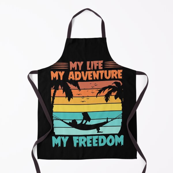 Item preview, My Life My Adventure My Freedom Vacation Retirement Shirt designed and sold by Meek-Anime.