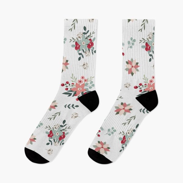 Item preview, Christmas flowers pattern designed and sold by Terelaska.