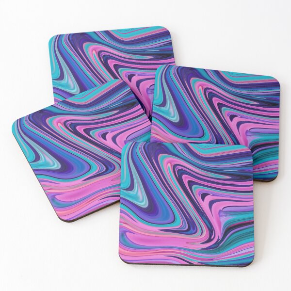 Item preview, Holographic Marble Design Blue, Pink and Purple designed and sold by PrettyPage.