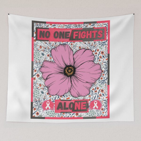 Item preview, No one fights alone - Colorful compositions, fight against cancer designed and sold by AdvanceDesign.