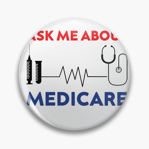 Item preview, Ask Me About Medicare Vintage Retro Funny designed and sold by zedesigner-.