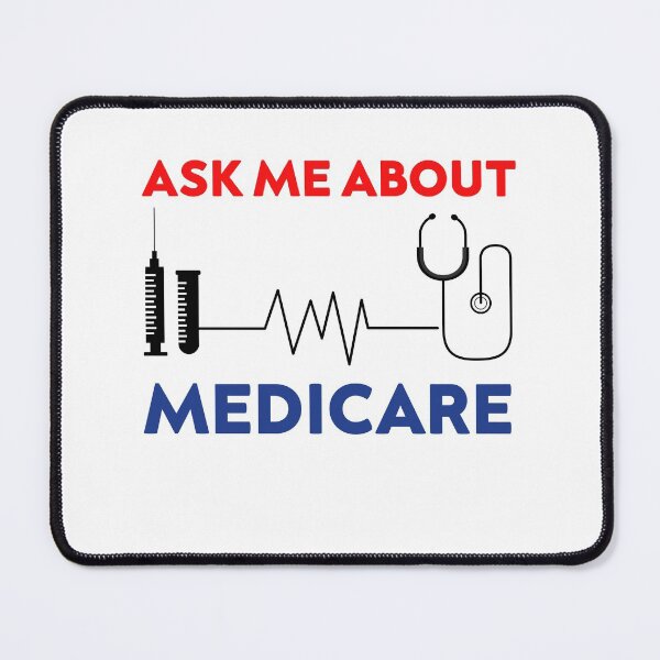 Item preview, Ask Me About Medicare Vintage Retro Funny designed and sold by zedesigner-.